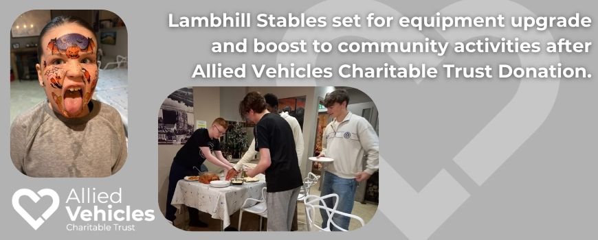 New equipment to boost opportunities for young people at Lambhill Stables