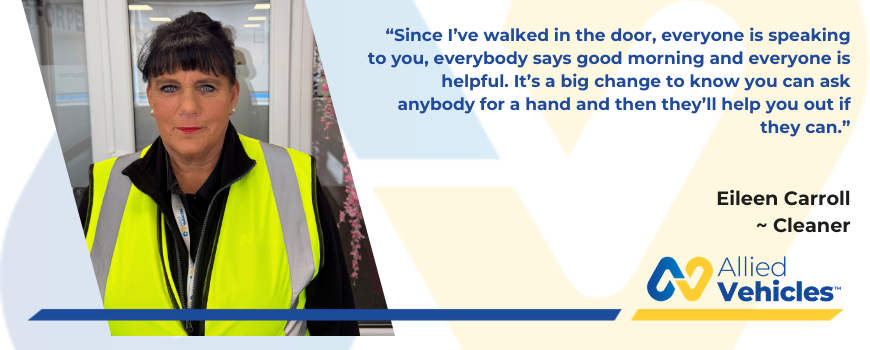 Get to Know Eileen Carroll – Cleaner in our Facilities Team