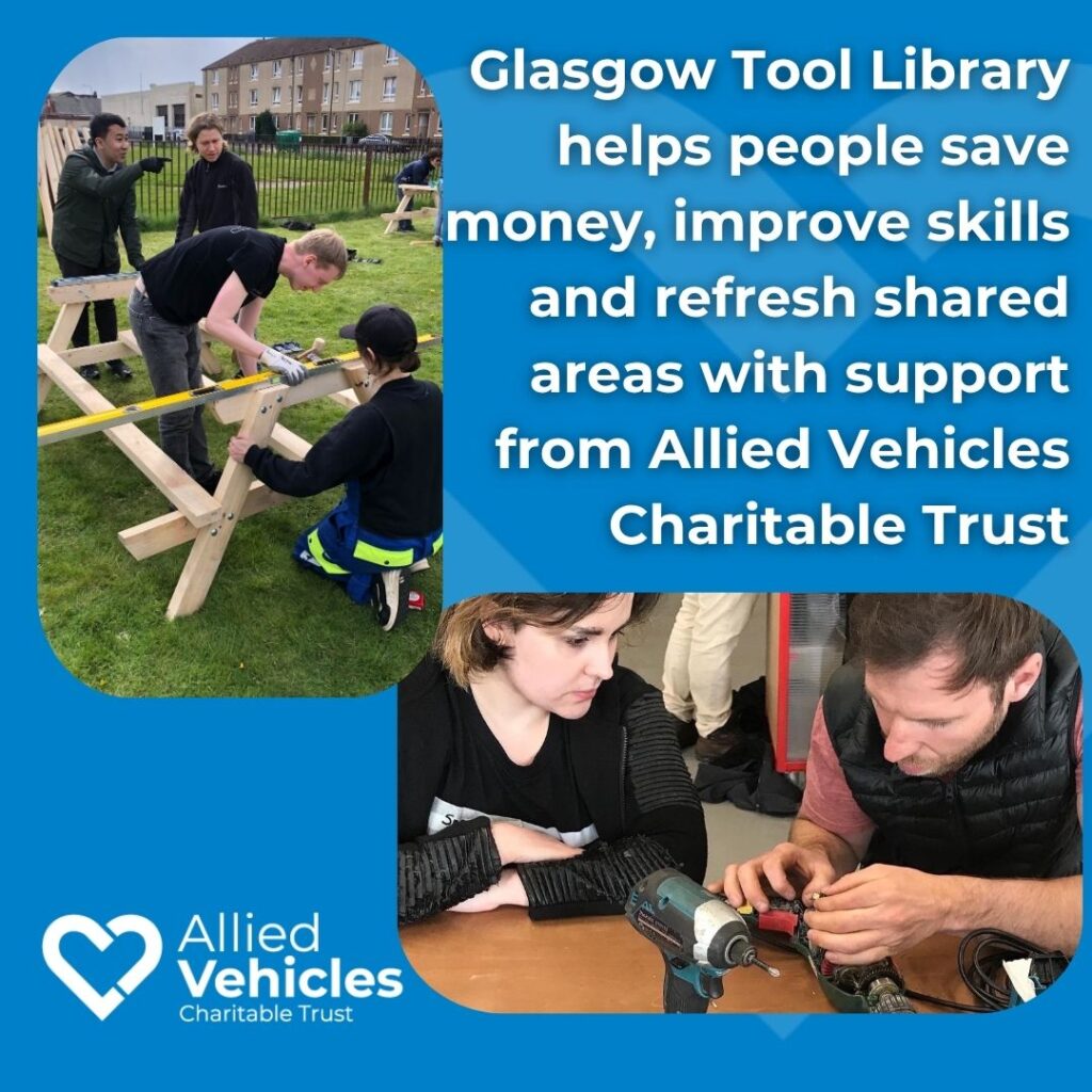 Volunteers build skills and stronger neighbourhoods with Glasgow Tool Library