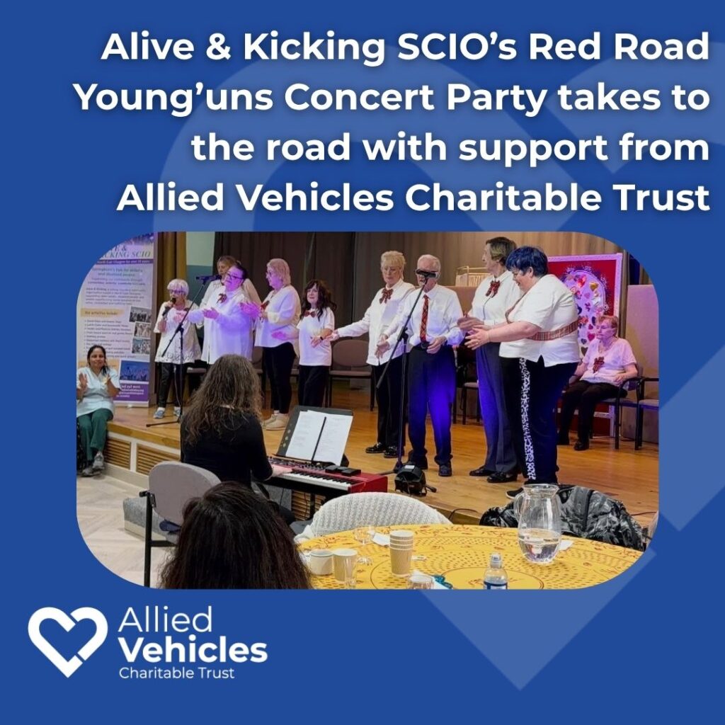 Glasgow concert party hits the road with Charitable Trust support