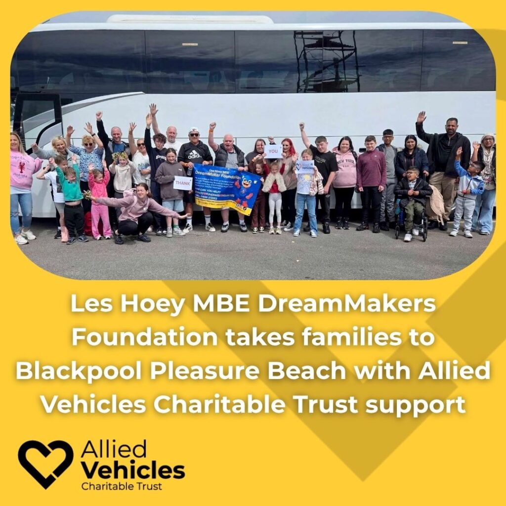 Allied Vehicles Charitable Trust makes Fantastic DreamMaker Experience Possible with Donation