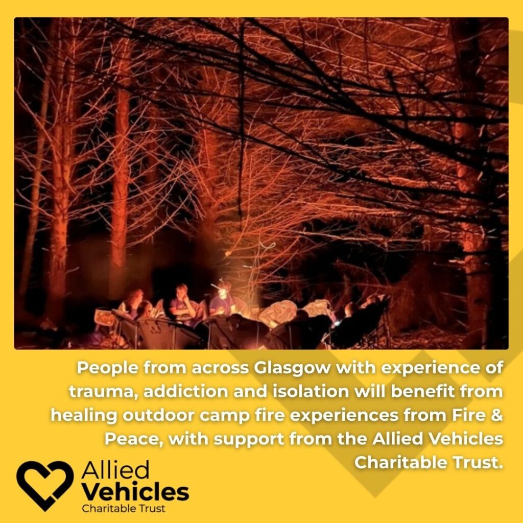 Fire & Peace creates outdoor healing experiences with Charitable Trust support