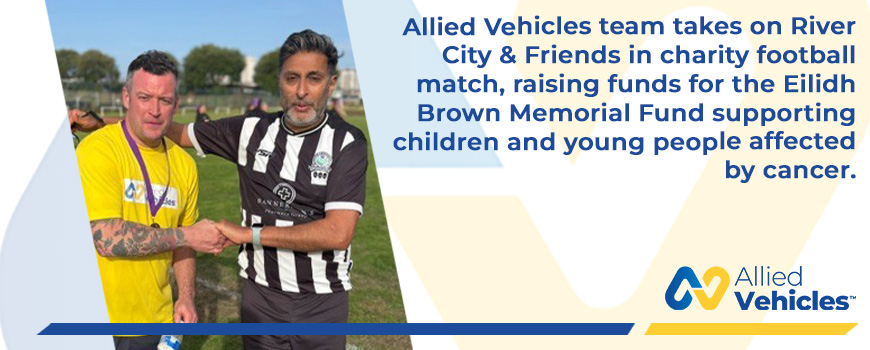 Allied Vehicles Triumph over River City in Charity Football Match for Eilidh Brown Memorial Fund