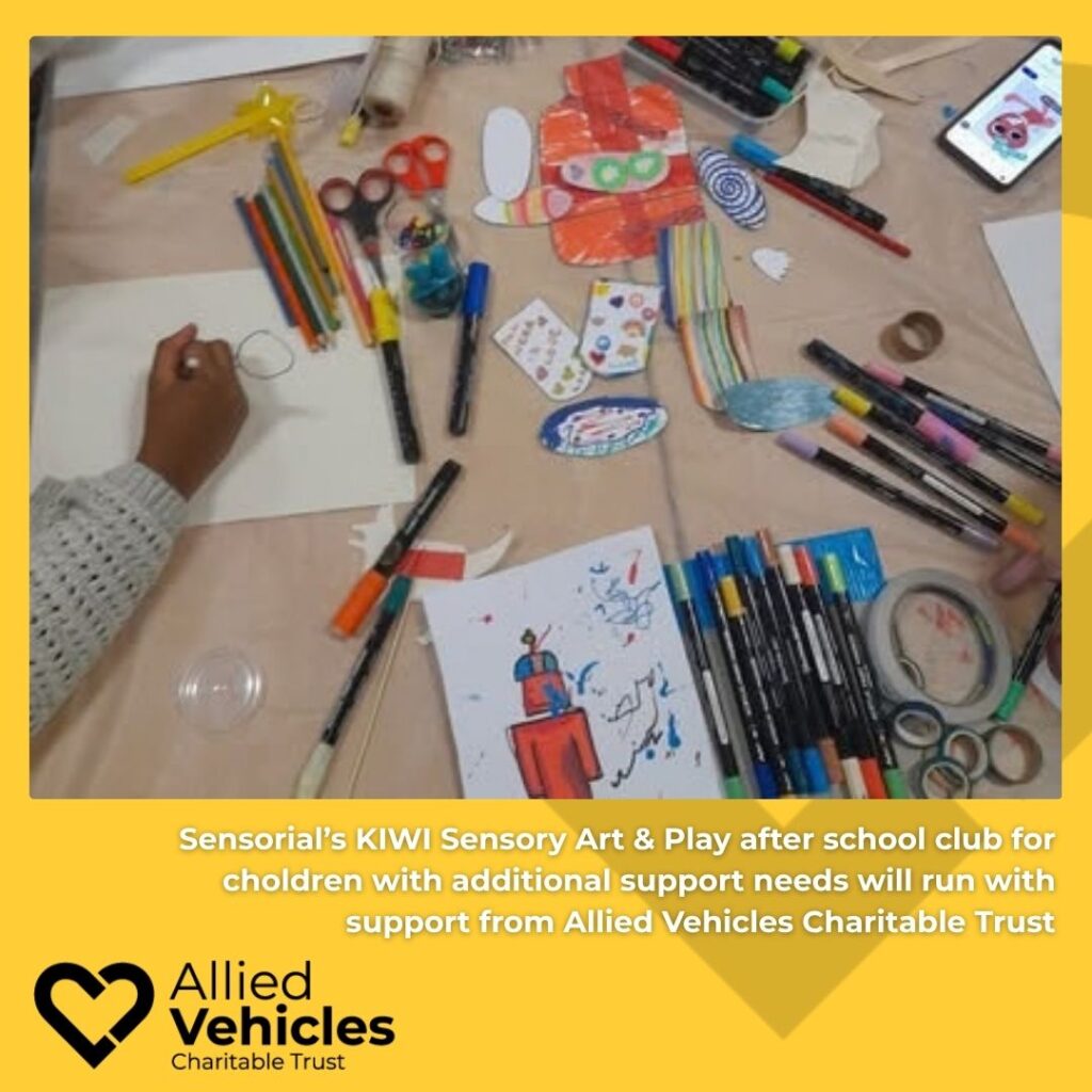 Sensorial KIWI group for children with additional needs runs with Charitable Trust support