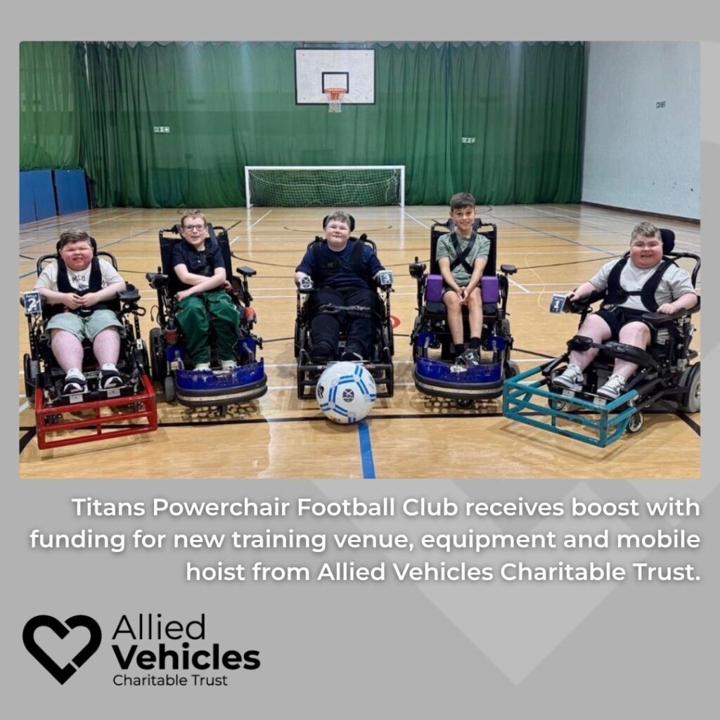 Titans power forward with Allied Vehicles Charitable Trust support