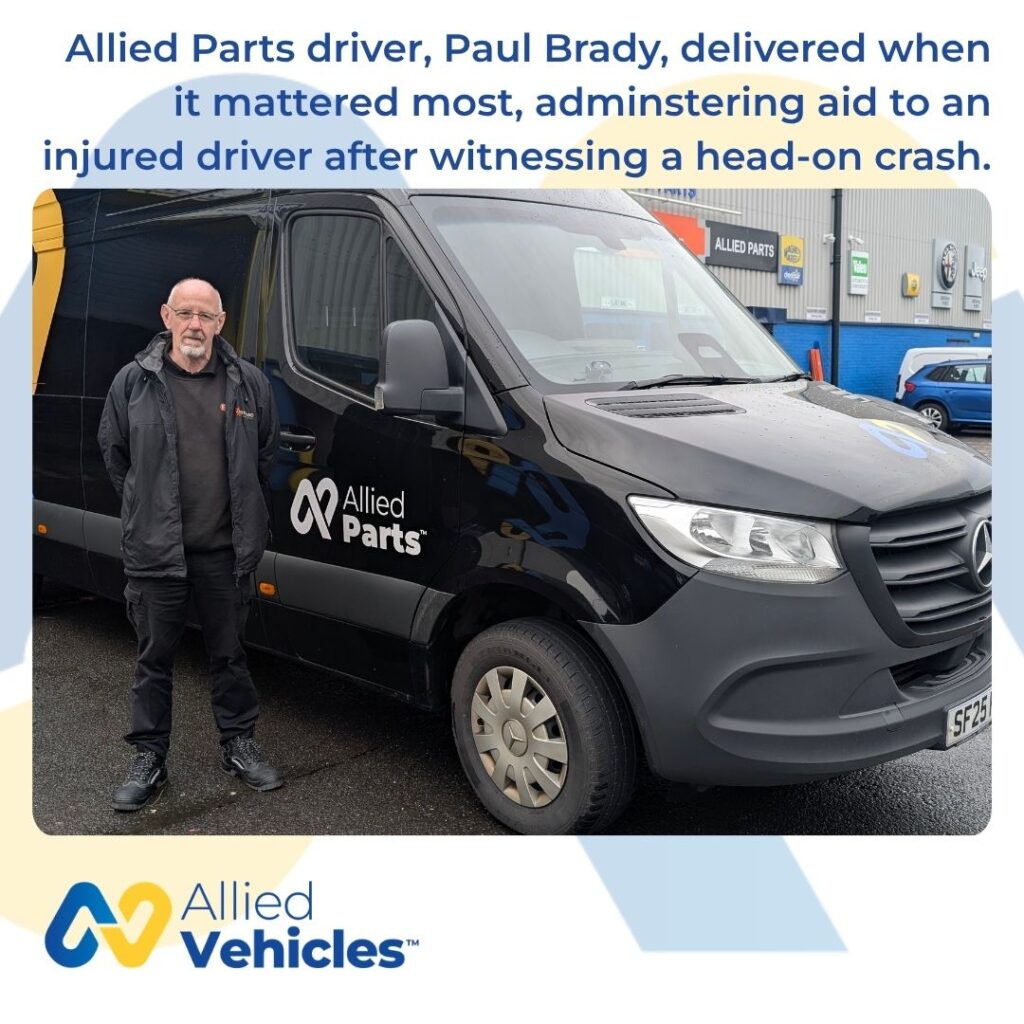 From delivery driver to first responder: Paul’s nursing instincts kick in at serious crash