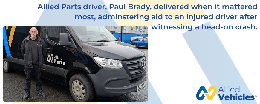 From delivery driver to first responder: Paul’s nursing instincts kick in at serious crash